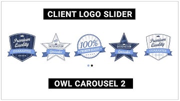 Client Logo slider with Owl Carousel 2 | Brand Logo Slider