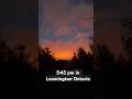 Dark at 5:45 😭😭#fall #ontario #canada #bedtime #sunset