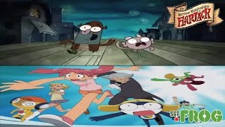 Flapjack And Sgt Frog Funny Chases Moment