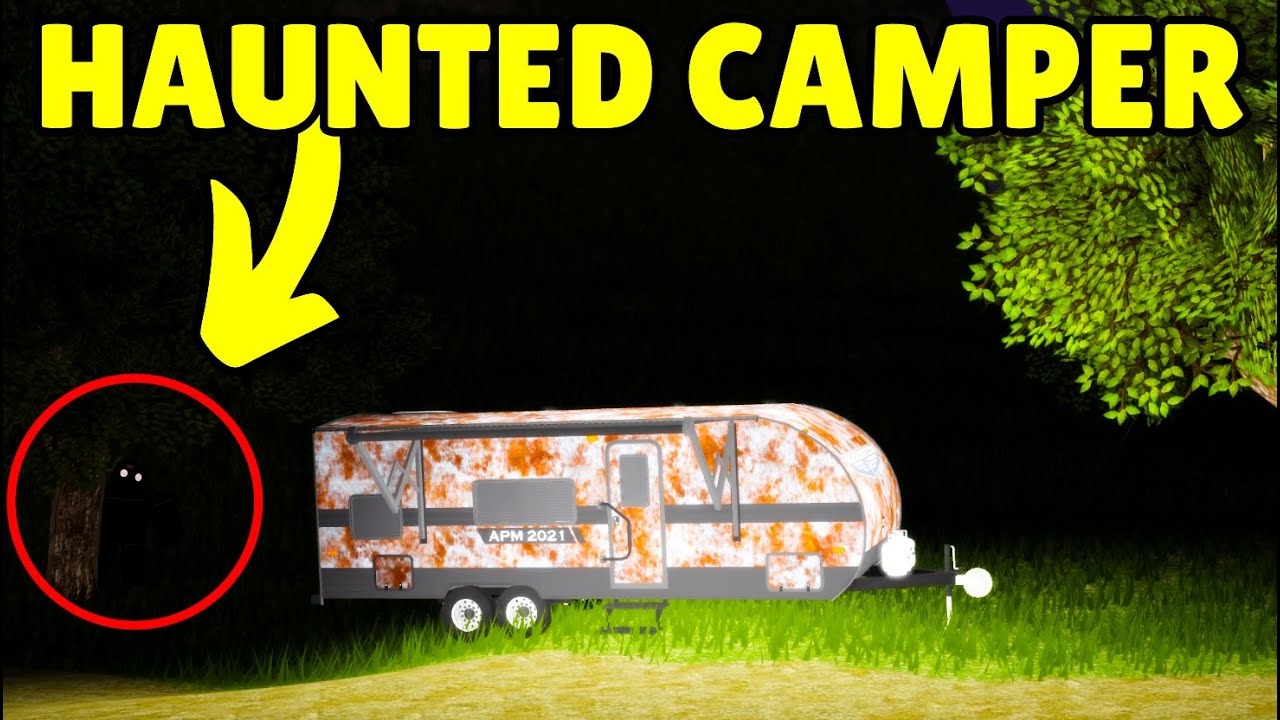 I Camped in a HAUNTED Camper in APM | Roblox American Plains Mudding ...