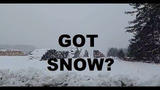 A Snowy Drive In Wisconsin After Our Early April Winter Storm Warning! #trains | Jason Asselin