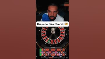 DRAKE APUESTA A LO GRANDE 🤯 #drake #ruleta #money