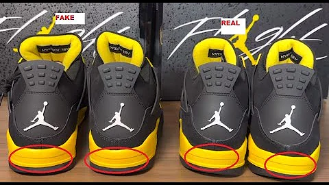 Real Vs Fake Air Jordan 4 Thunder: Quick tips To Bust The Fakes