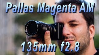 Pallas Magenta AM 135mm f2.8 Lens review with Sony A6300 - YouTube