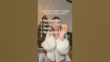 ranking taylor swift songs!!! ✨BLIND EDITION ONLY✨ #rankingtaylorswiftsongs #blindranking #swiftie