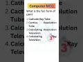 Computer Question for all I CCC important questions I #shorts #gk #ccc #quiz #gkquestion  D-50
