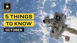 5 Things to Know | October 2022 | U.S. Army