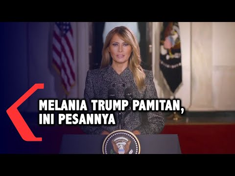 Video: Melania Trump Di Rumah Putih