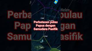 Pulau Fani Pulau yang berbatasan dengan Negara Palau.