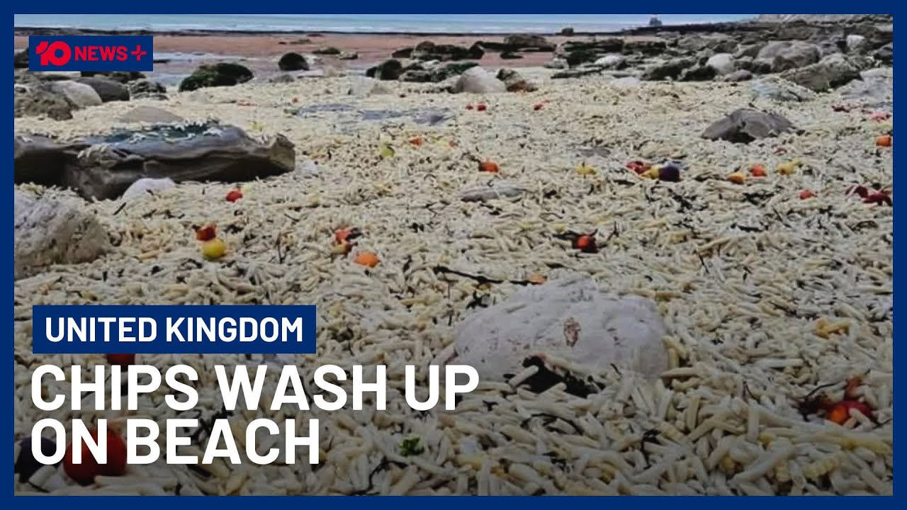 Thousands Of Chips Wash Up On Popular Beach | 10 News+
