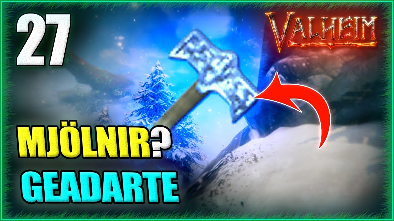 Geadarte = Mjölnir (Martelo de Thor) • Valheim 27 YouTube