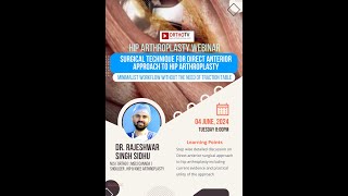 OrthoTV HIP ARTHROPLASTY SERIES– Surgical Technique for Direct Anterior Approach to Hip Arthroplasty