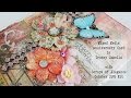 Scraps of Elegance October 2015 Kit ~ DIY Mixed Media Anniversary Card - Prima Royal Menagerie