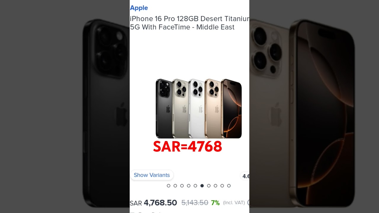 iphone 16pro  128GB price in Saudi Arabia noon online shop 