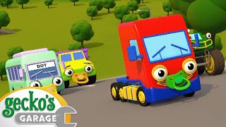 5 Little Trucks | Baby Truck | Gecko&#39;s Garage | Kids Songs