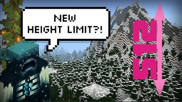 New Height limit in Minecraft 1.17 cave and cliff update?! | New 512 Build Limit Theory