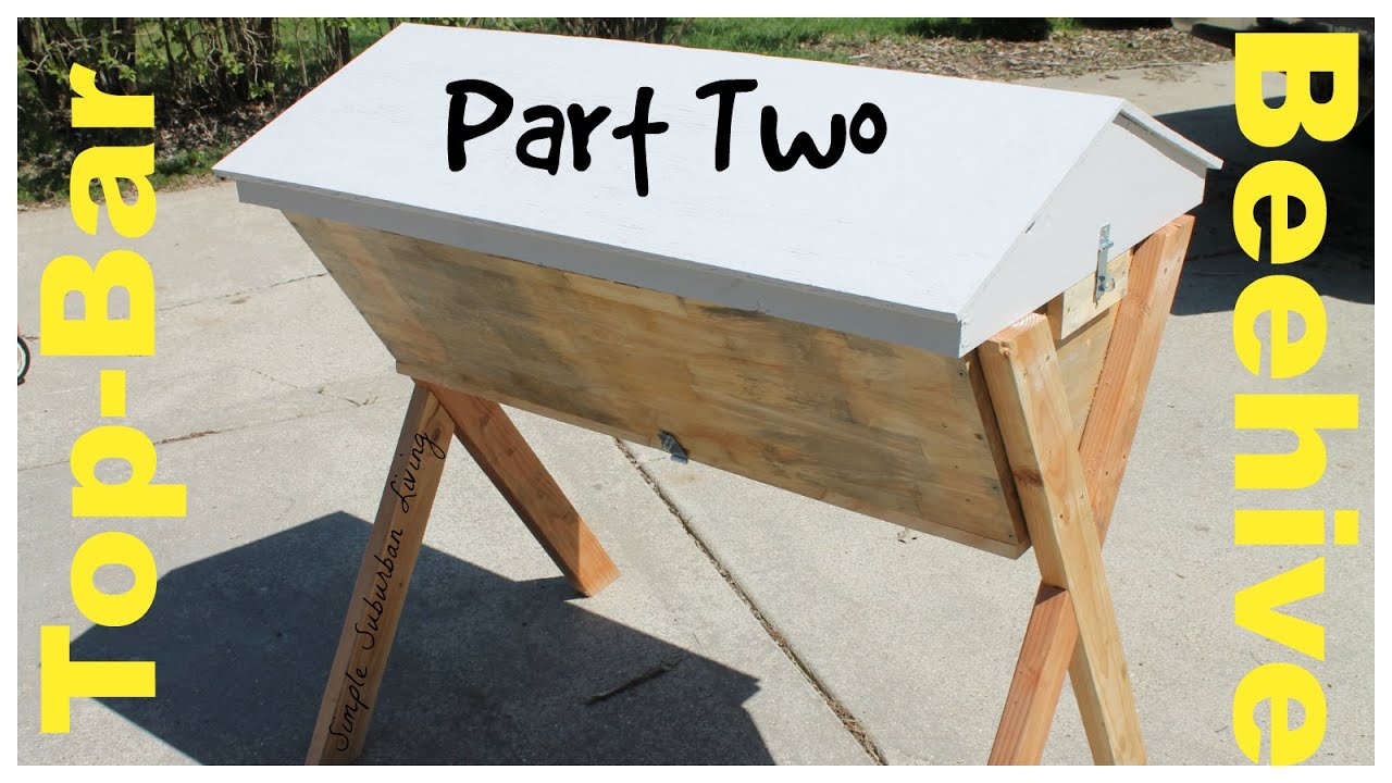 Top-Bar Bee Hive From Reclaimed Materials - 2