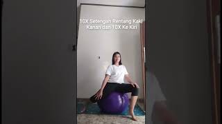 Senam Hamil Menggunakan Gym Ball