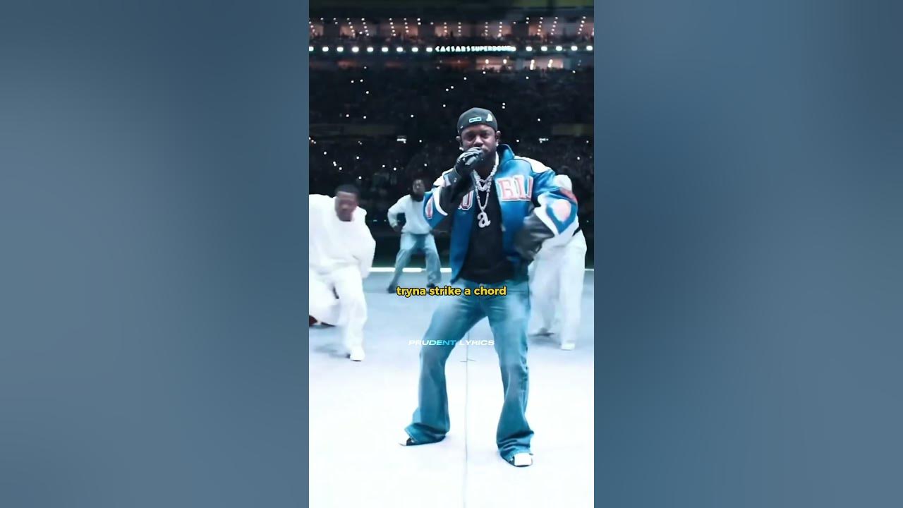 Kendrick Lamar - Not Like Us Super Bowl Performance (Lyrics) #notlikeus #kendricklamar #lyrics