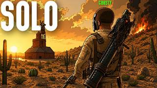 EU SOBREVIVI SOLO EM UMA BASE SECRETA NO DESERTO