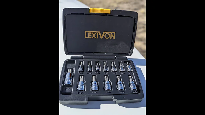 Unboxing The LEXIVON Tamper Proof Torx Bit Socket Set 13-Piece Security Star T8 - T60 Set LX-146