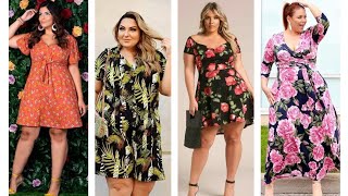 VESTIDOS CON FLORES PARA GORDITAS CURVY👗💕 - YouTube