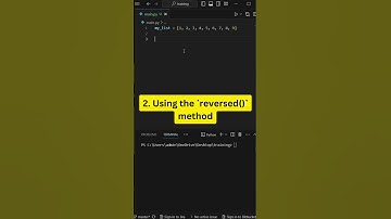 3 Different Ways To Reverse a List in Python #shorts #coding #programming