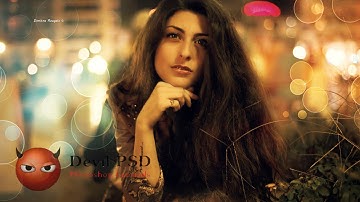 How to Create Bokeh Effect Photoshop Tutorial