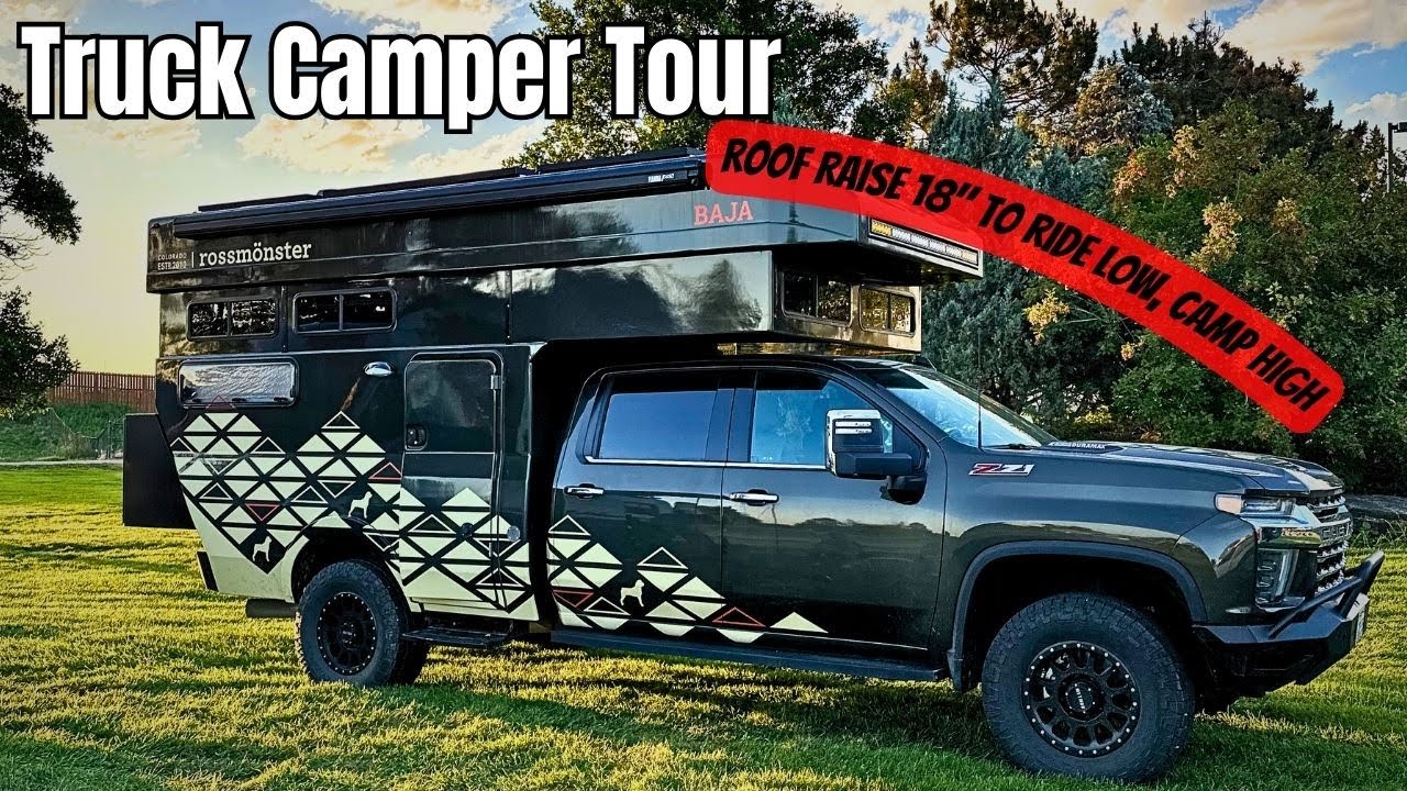 LUXURY Pop Top Overlanding Truck Tour