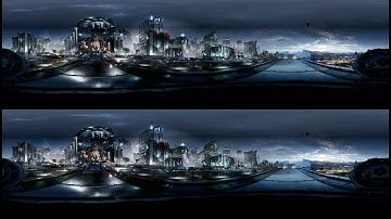 Test footage from  the Unreal Engine Demo "Infiltrator" in Stereo Spherical 360 VR