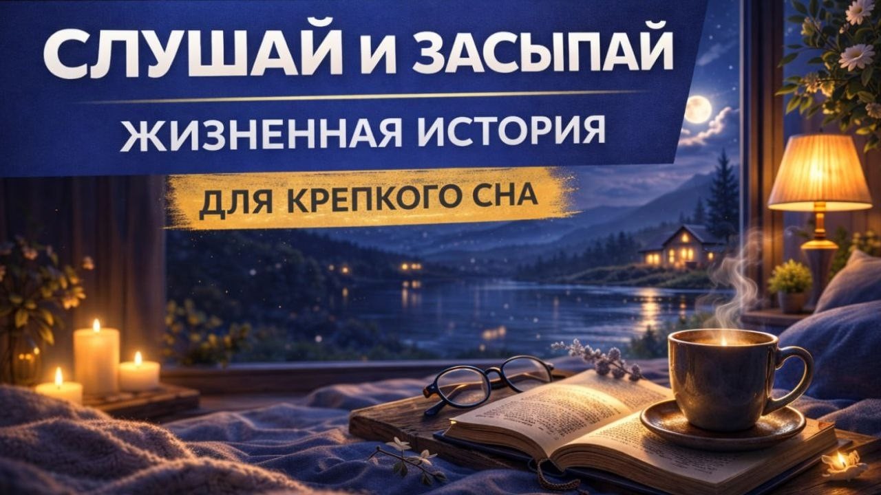 БЕССОННИЦА ОТСТУПИТ 💭 Просто включи эти жизненные истории и мягко засыпай