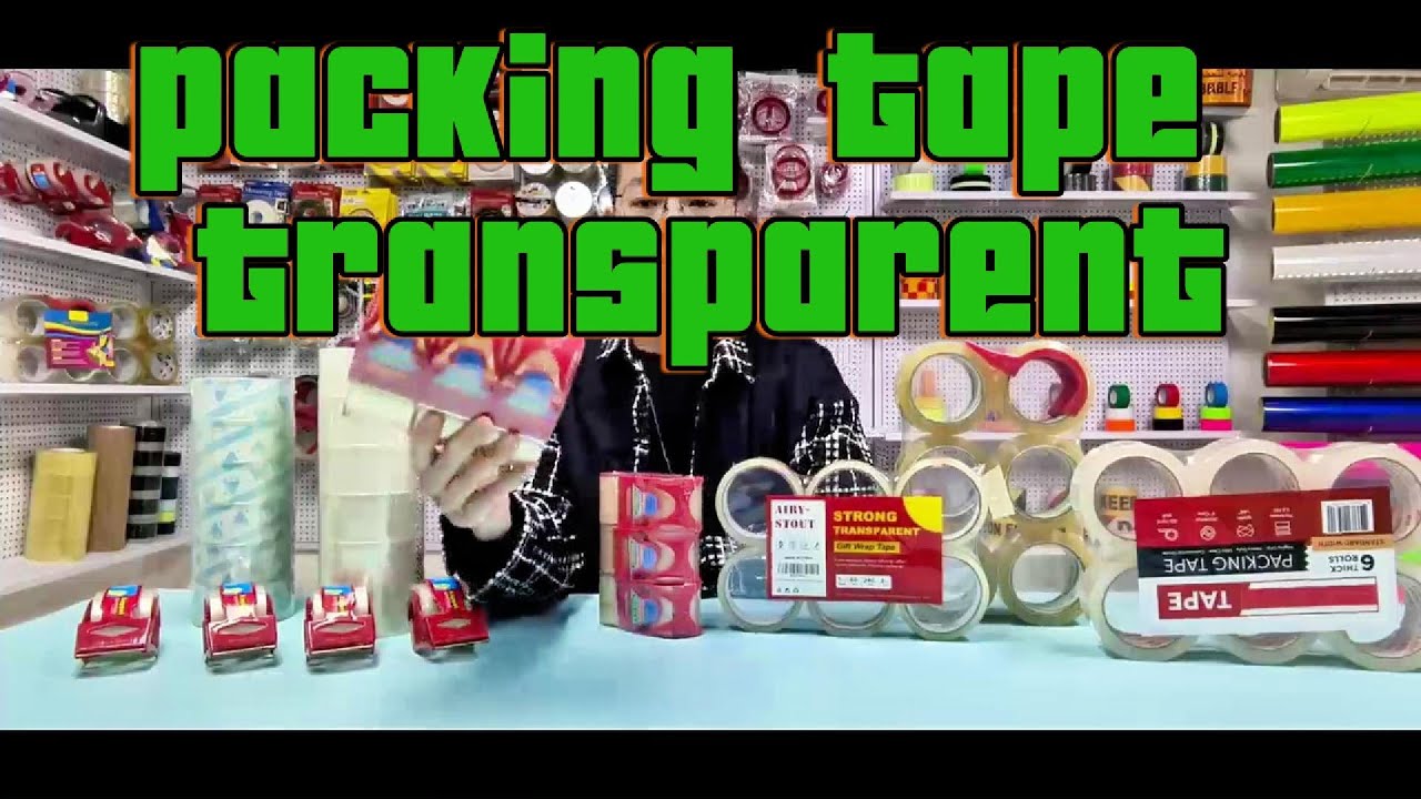 Wholesale bopp transparent packing tapes,transparent tape multi pack 6 pack