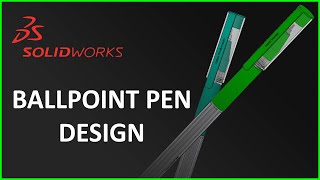 SOLIDWORKS TUTORIAL : Design of Ballpoint Pen assembly in solidworks
