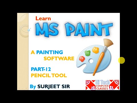 MS PAINT PART-12 PENCIL TOOL