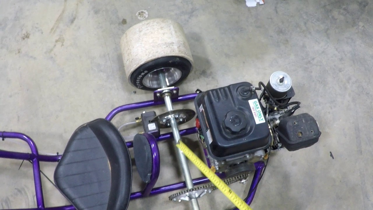 drift trike rear axle assembly