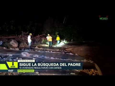 Desbordamiento de arroyo arrasa vivienda y deja a una familia sin vida en Talpa de Allende