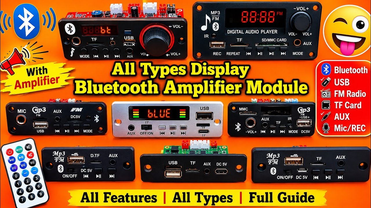 Plifier Module Bt With Amplifier Module BT Full Detail | Electronics Verma - YouTube
