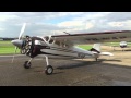 Cessna 195 start up