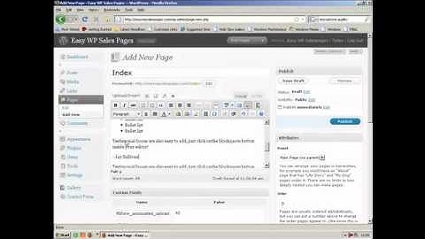 Easy WordPress Sales Page Kit - Free WordPress Themes.wmv