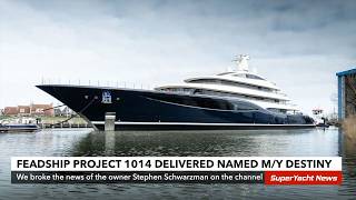 Blackstone Boss Takes Delivery of $400 MILLION Superyacht | SY News