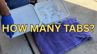 HTH 25lb Chlorine Tabs For Pool | How Many 3” Tablets Are Inside?