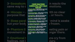 9 Body Reactions Science Still Can’t Fully Explain — These Will Blow Your Mind