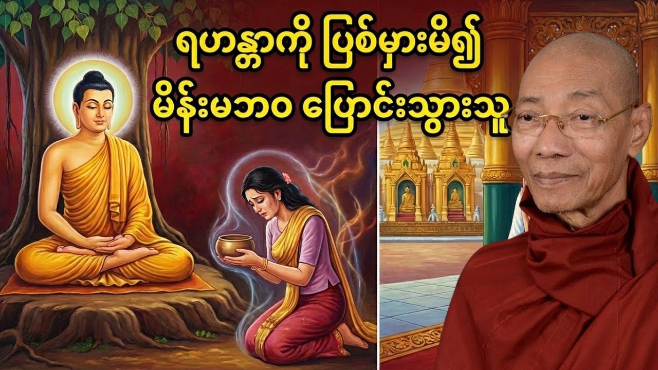 ရဟန္တာကို ပြစ်မှာမိလို့ ယောက်ကျားဘဝမှ မိန်းမဘဝကို ချက်ချင်းပြောင်းသွားသူ [ပါချုပ်ဆရာတော်]#tayardaw 