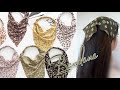 DIY Trendy Bandana HeadScarf. Bandana pañoleta para el cabello Hairscarf Косынка бандана на резинке