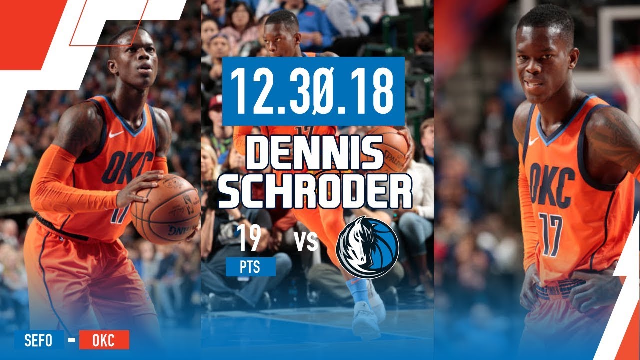 Dennis Schroder Pours In 19 Points Off The Bench Vs Mavericks December 30th 2018 Youtube