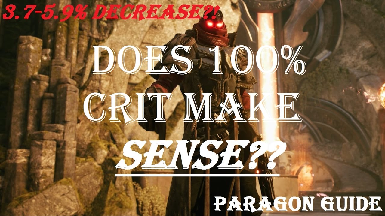 Does 100% Crit Work?! | Paragon Guide