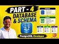 Database vs Schema Explained Simply | PostgreSQL Tutorial for Beginners