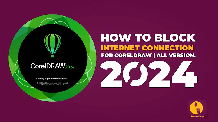 How to Block Internet Connection for CorelDraw \ All Version \ 2024