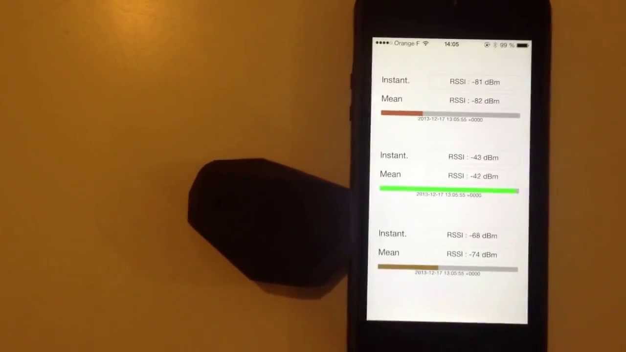 iBeacon détection proximité