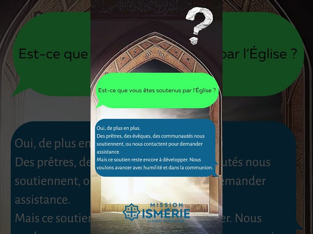 Est-ce que vous êtes soutenus par l’Église ?